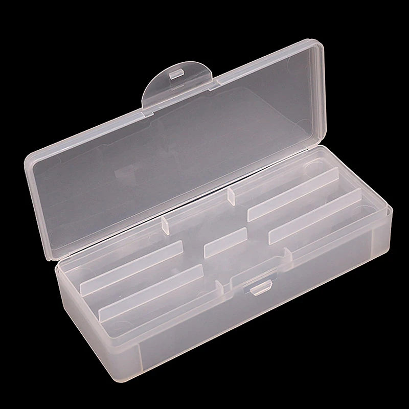 Polishing Nail Buffer Files Plastic Container Rectangle Double-layer Qme