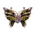 1Pcs Clothing Pin Baroque Luxury Butterfly Design Brooches For Men And Women Fashion Jewelry Accessories Qme A2