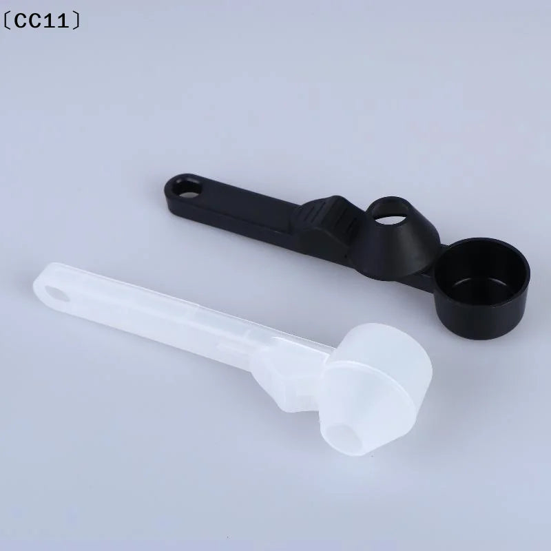 Sliding Leakproof Coffee Scoop Reusable Protein Powder Spoon Funnel Qme