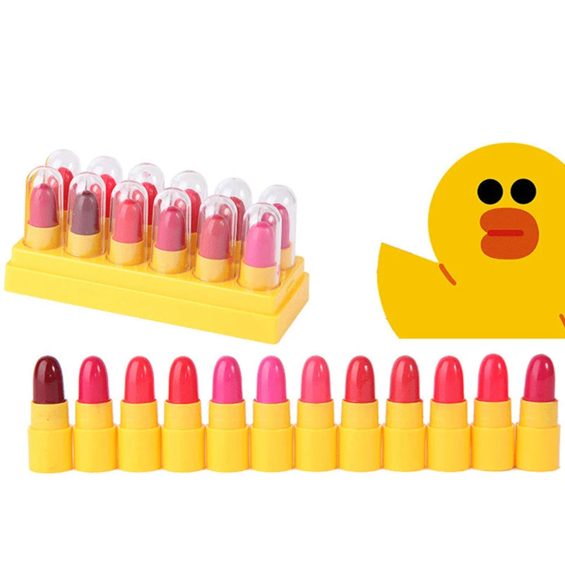 QIANXIU Cute Pet Lipstick Moisturizing Lip Balm Easy Apply Not Fade Qme A