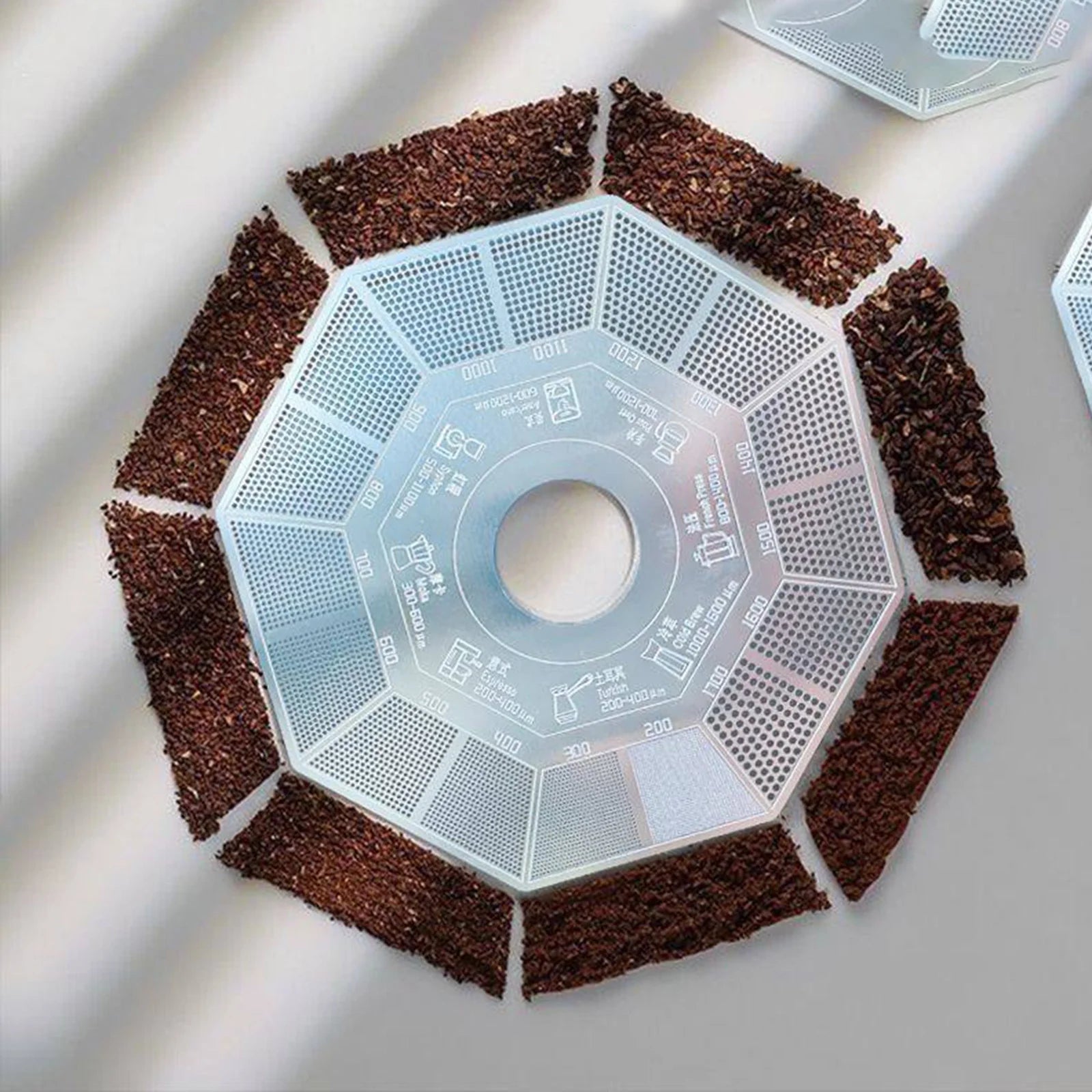 Grinding Thickness Reference Comparison Card Grinder Powder Scale Qme