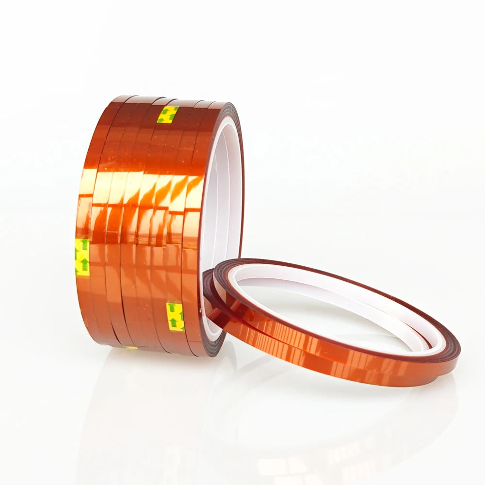 Thermal Insulation Tape High Temperature Heat BGA Tape Polyimide Adhesive Insulating Adhesive Tape 3D printing Board Protection Qme