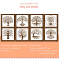 Reusable Tree Stencils Life Stencil Painting Wood Airbrush Drawing Qme 1PC