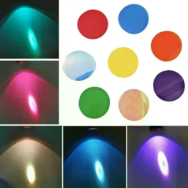 DIY Warm Light Film Stickers (74mm) Color Changing Sheets for Lamps Easy Apply Ambiance Decals for Bedroom & Party Decoration Qme
