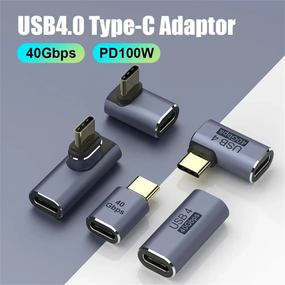 100W Type C OTG Adapter 40Gbps Data Transfer 8K60HZ USB C Converter PD Male To Female Connector For Phone Laptop PC USB Adapter Qme