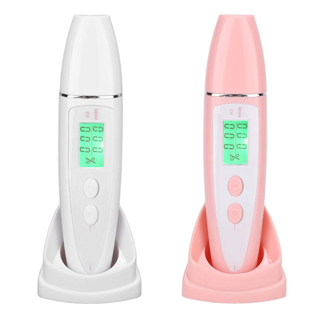 Facial Skin Analyzer Tester Facial Skin Tester Smart Display Skin Care Portable Digital Skin Detector Pen for Home Beauty Salon Qme