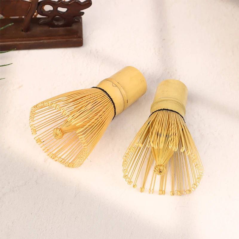 Matcha Green Tea Brushes Traditional Whisk Reusable Bamboo Chasen Qme