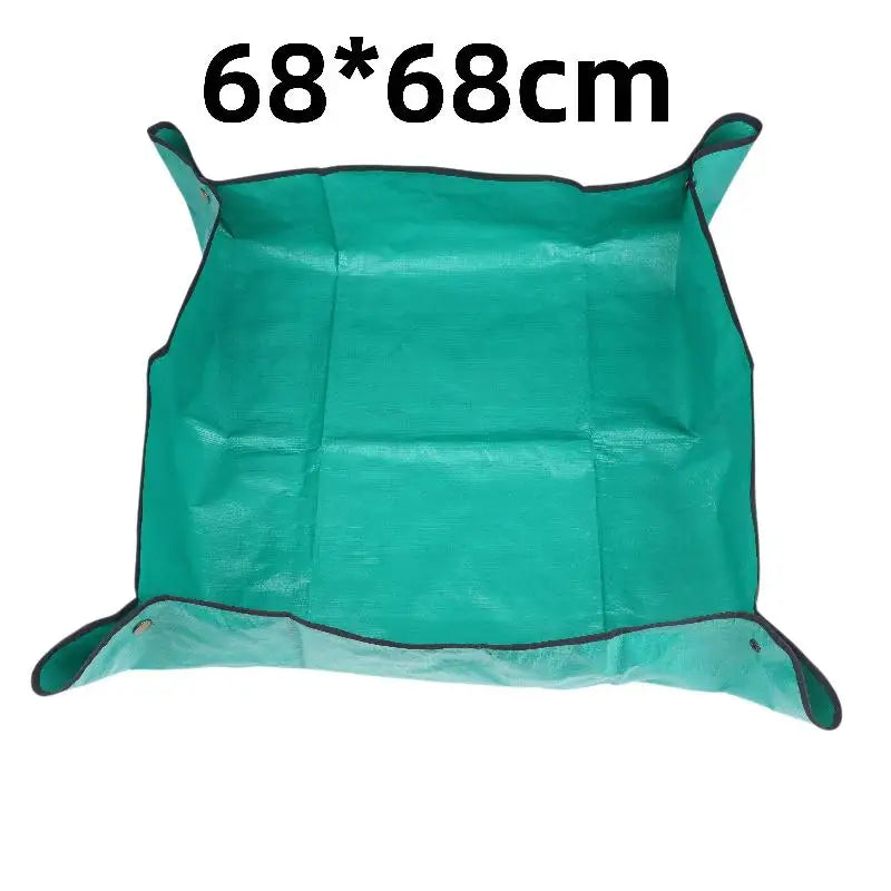 Succulent Potting Mat Portable Gardening Plant Repotting Waterproof Qme Green 68X68CM