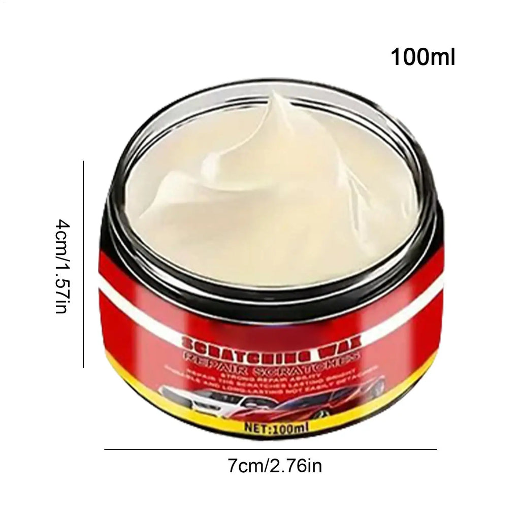 Car Scratch Remover 100ml Deep Scratch Remover for Cars Long-Lasting Polish Cleaner Restorer with Sponge Paint for Marine Qme