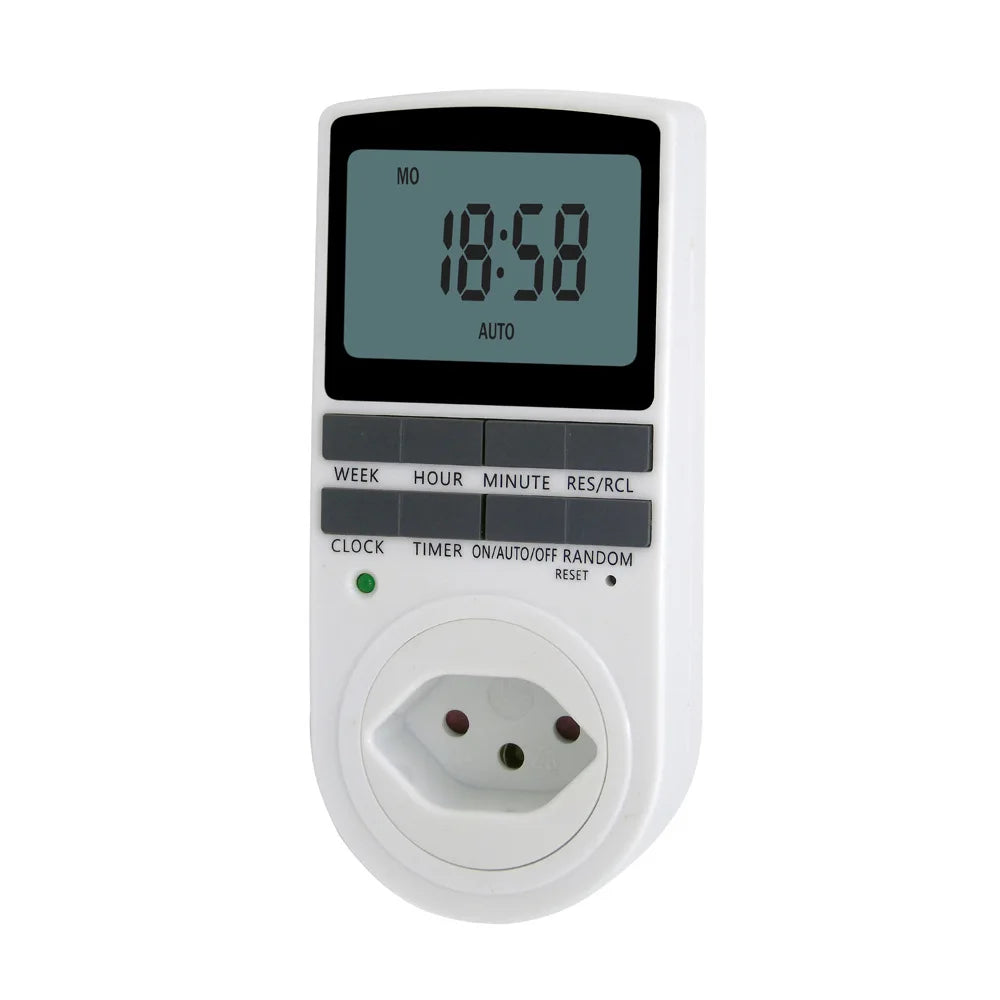 Digital Timer Switch Electronic 12 24 Hour Programmable Timing Socket Qme Switzerland