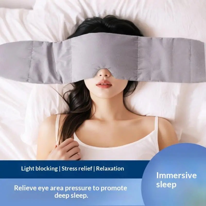 Relaxation Tool Gravity Sleep Mask Weighted Eye Light Blocking Qme