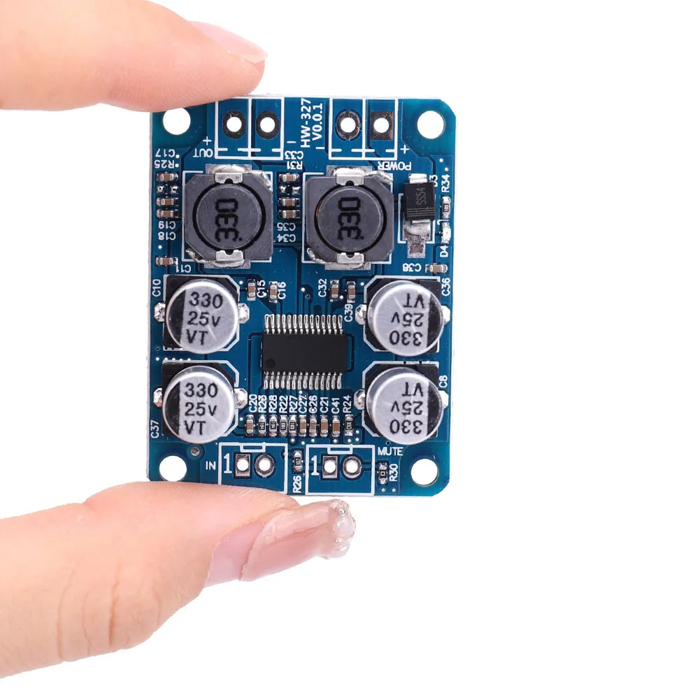 TPA3118 PBTL Audio Amplifier Panel Mono Channel Digital Stereo Amplifier Module DC8-24V for 4-8 Ohms Speaker Qme