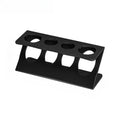 4 Slots Toothbrush Holder Counter Top Toothpaste Razor Storage Rack Bathroom Vanity Washstand Organizer Multi Function Accessory Qme Black 1pc