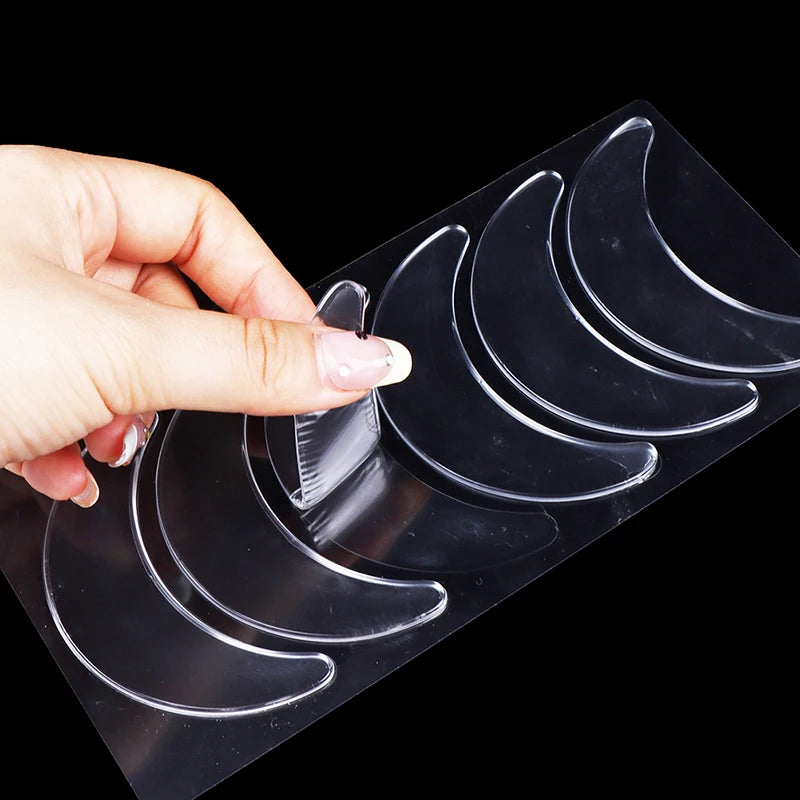 3 Pairs Reusable Waterproof Silicone Anti-wrinkle Eye Pads Facial Qme