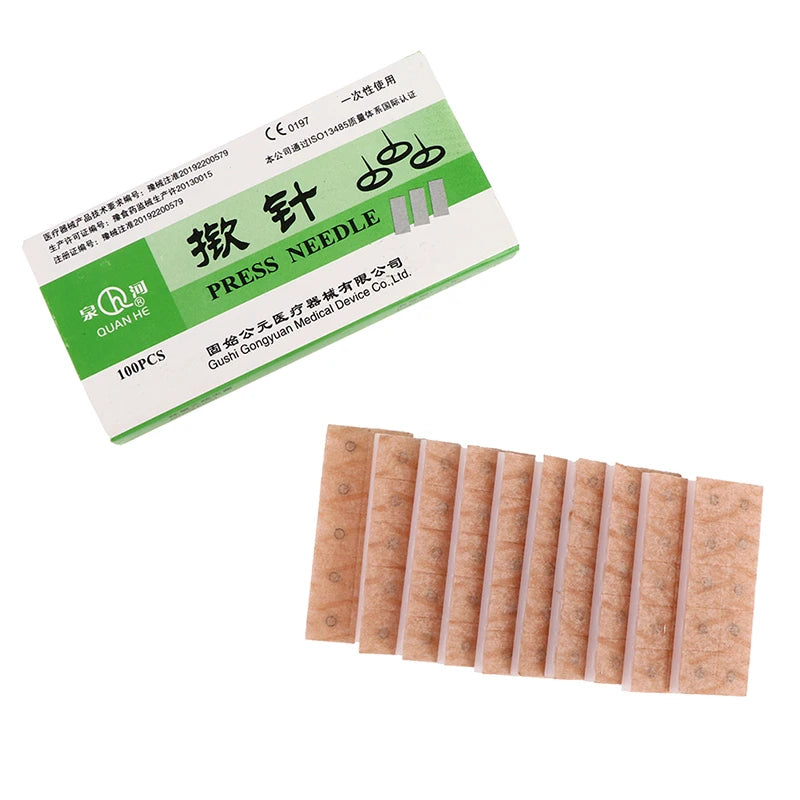 Box Multi-condition Ear Seed Acupressure Disposable Press Needle Qme