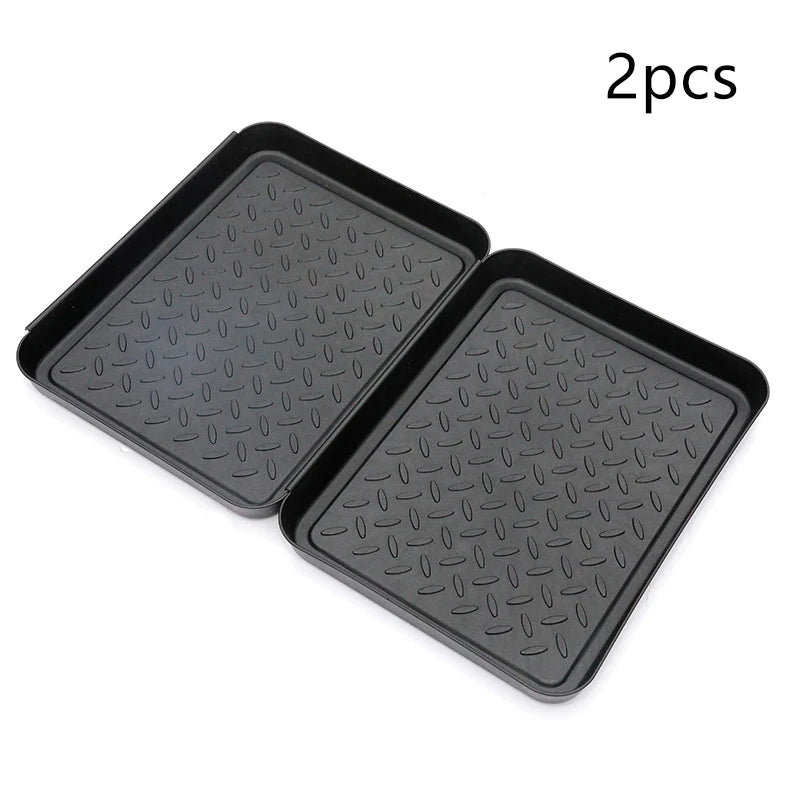1 2 Shoe Mat Trays Car Shoes Storage Tray Dog Cat Bowl Mats Qme 2pcs