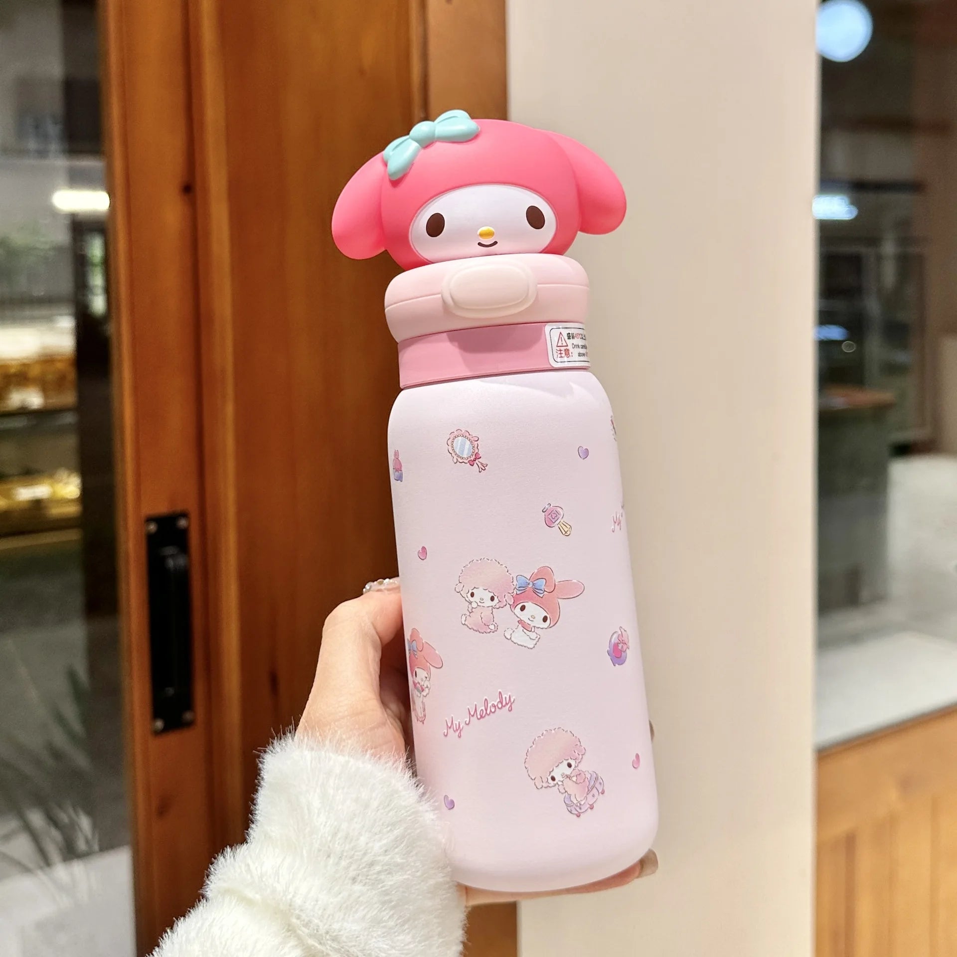 Clownee Cartoon Insulated Water Bottle Designed for Students 316 Stainless Steel Double-Walled Water Bottle Qme 8