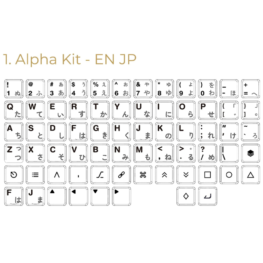 CHOSFOX CFX Low Profile PBT Keycap for Kailh 1350 Choc Low Profile Switch Mechanical Keyboard Ultra Thin English/Japanese Keycap Qme Ja-En Version