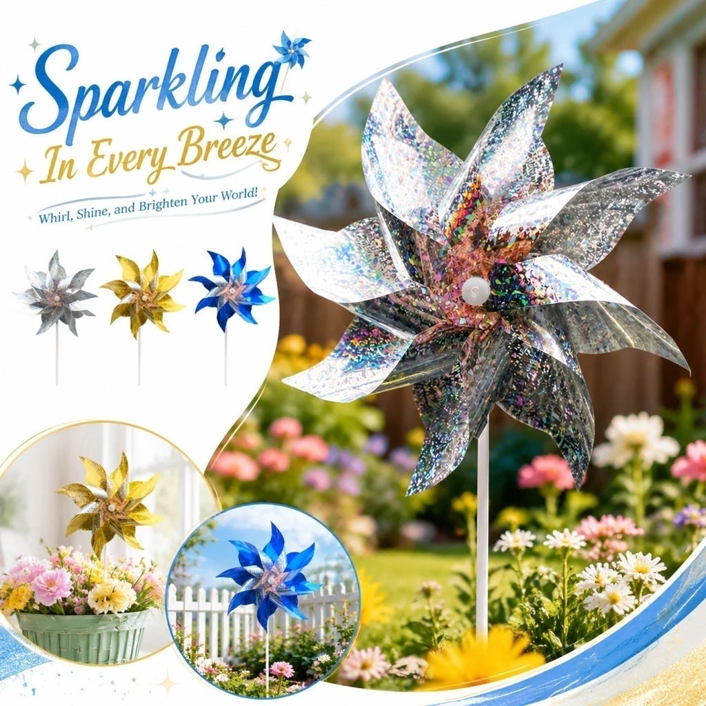10Pcs Plastic Colorful Pinwheel DIY Lawn Windmill Decorative Wind Spinners Home Garden Yard Wedding Party Scene Decor Props Qme