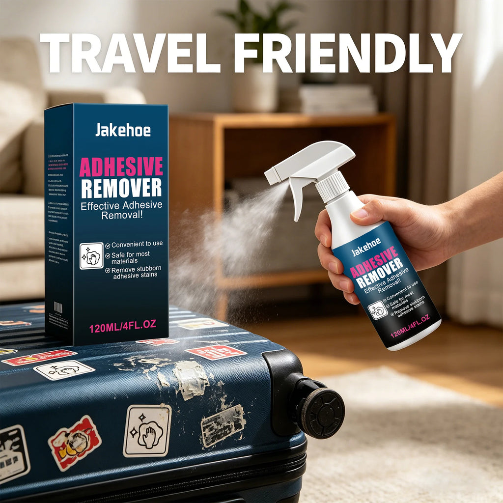 Adhesive Remover Spray Removing Tape Label Residue Fast-Acting Formula Non-toxic Convenient Daily Sticker & Glue Residue Cleaner Qme
