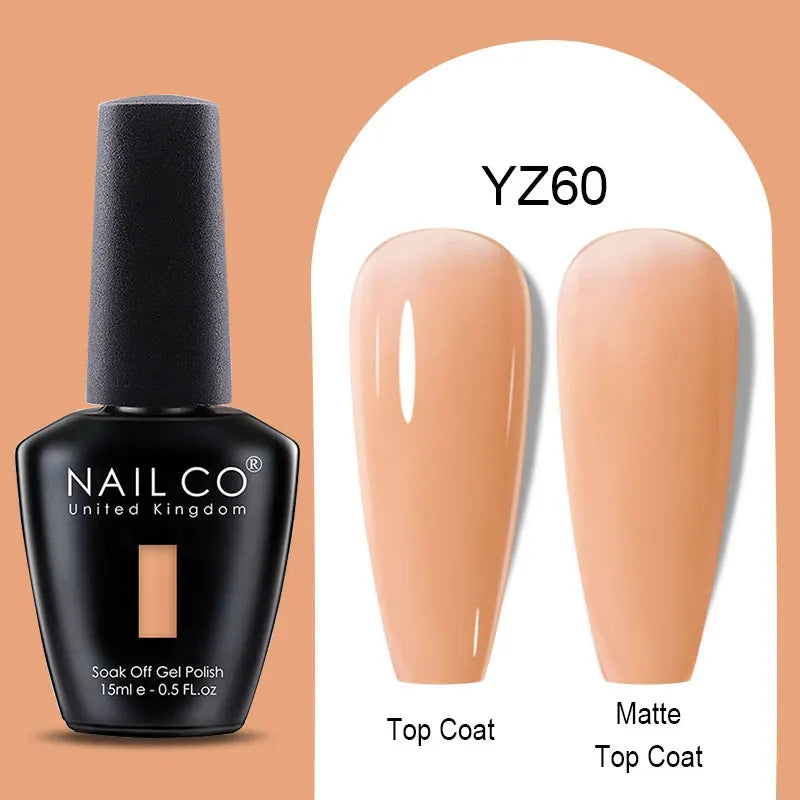 NAILCO Winter Red Gel Nail Polish Semi Permanent Soak Off Varnishes