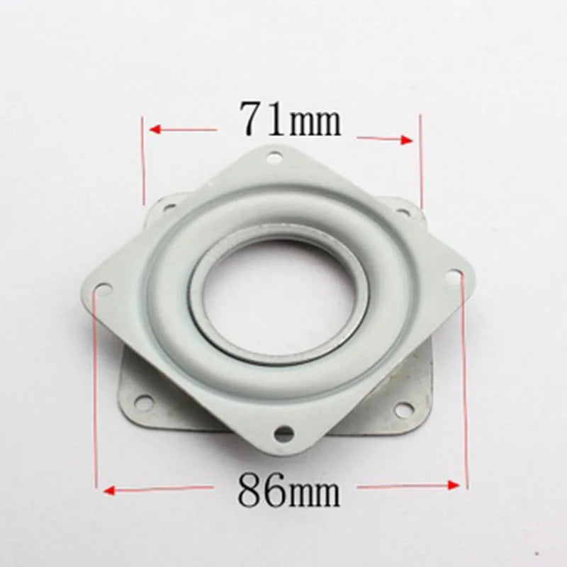 2/3/4 Inch Steel Square Lazy Susan 360 Degrees Rotating Rolling Bearing Turntable Bearings Plate For Office Swivel Chairs Qme 3inches