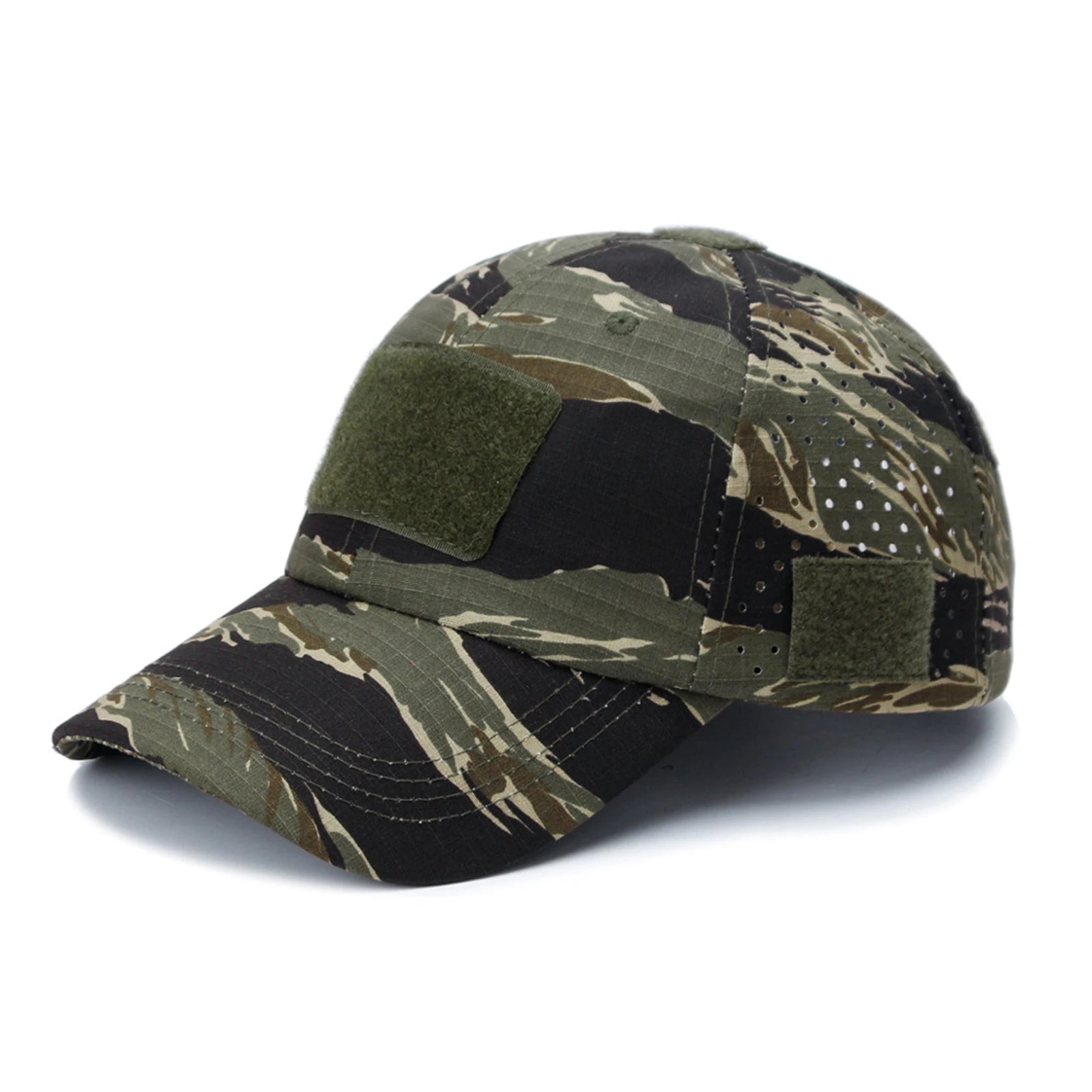 Unisex Sports Leisure Breathable Camouflage Baseball Cap Fashion Military Fan Sun Hat Outdoor Running Hiking Adjustable Hat Qme I One Size