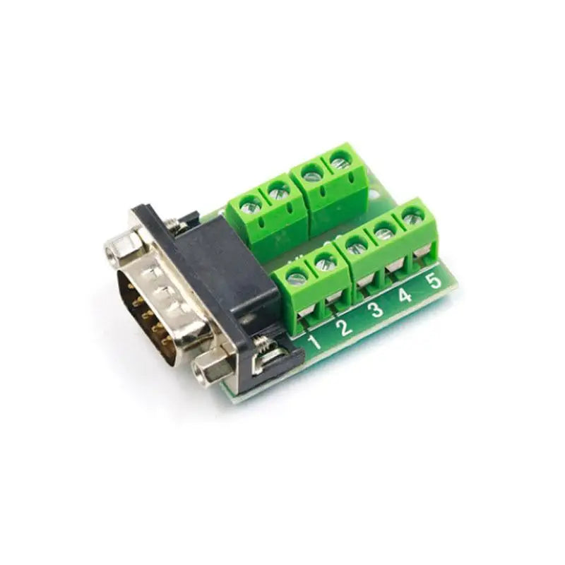 Db9 Serial Com Transfer-free Solder Terminals Rs232 Male Connector Qme A1