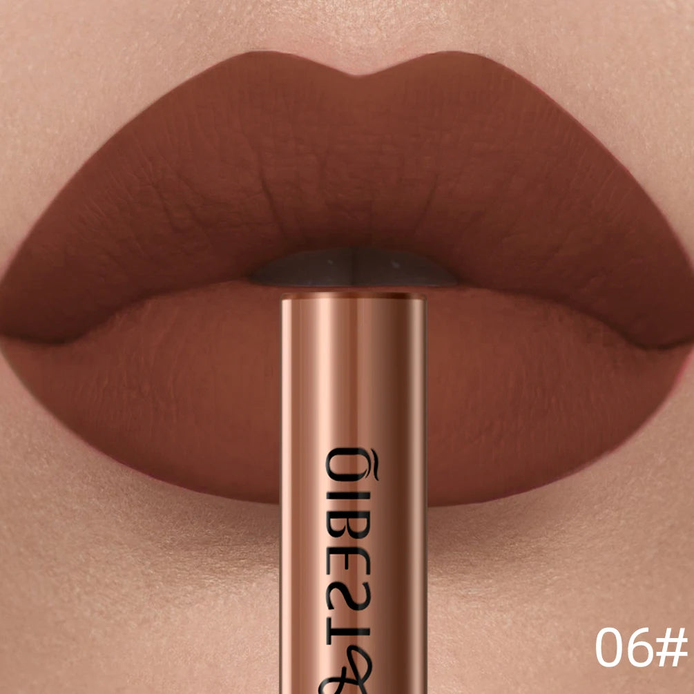Matte Liquid Lipstick Waterproof Velvet Nude Sexy Red Lip Gloss Long Lasting Nonstick Lip Stain Makeup 24 Colors Hot Lipgloss Qme 6