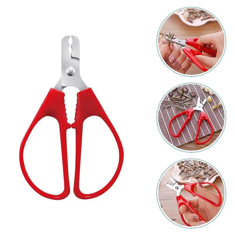 Seed Pistachio Sheller Peeling Pliers Kitchen Tool Stainless Steel Qme