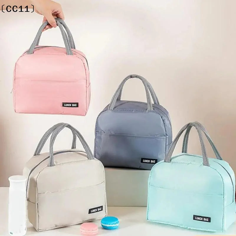 Portable Lunch Box Bag Solid Thickened Thermal Insulation Suitable Qme