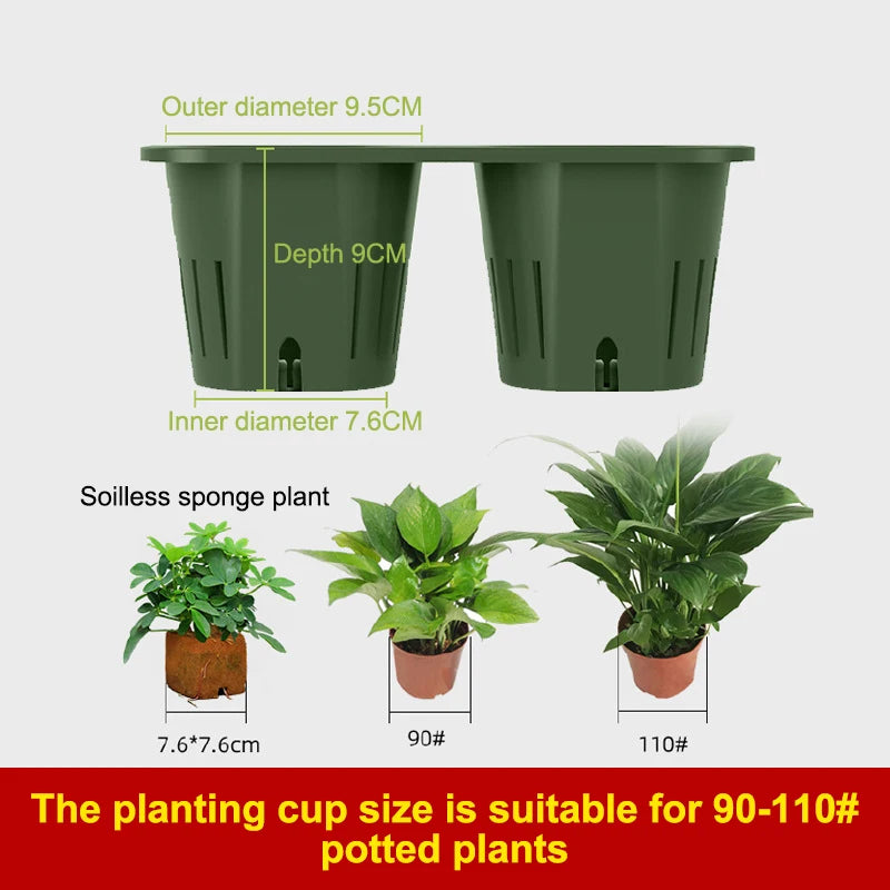 Flower Pot Hanging Vertical Garden Suculent Outdoor Flowerpoter Home Qme