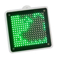 LED Fluid Simulation Water Flow Vibration Esports Ornament Atmosphere Decoration Gift Qme White