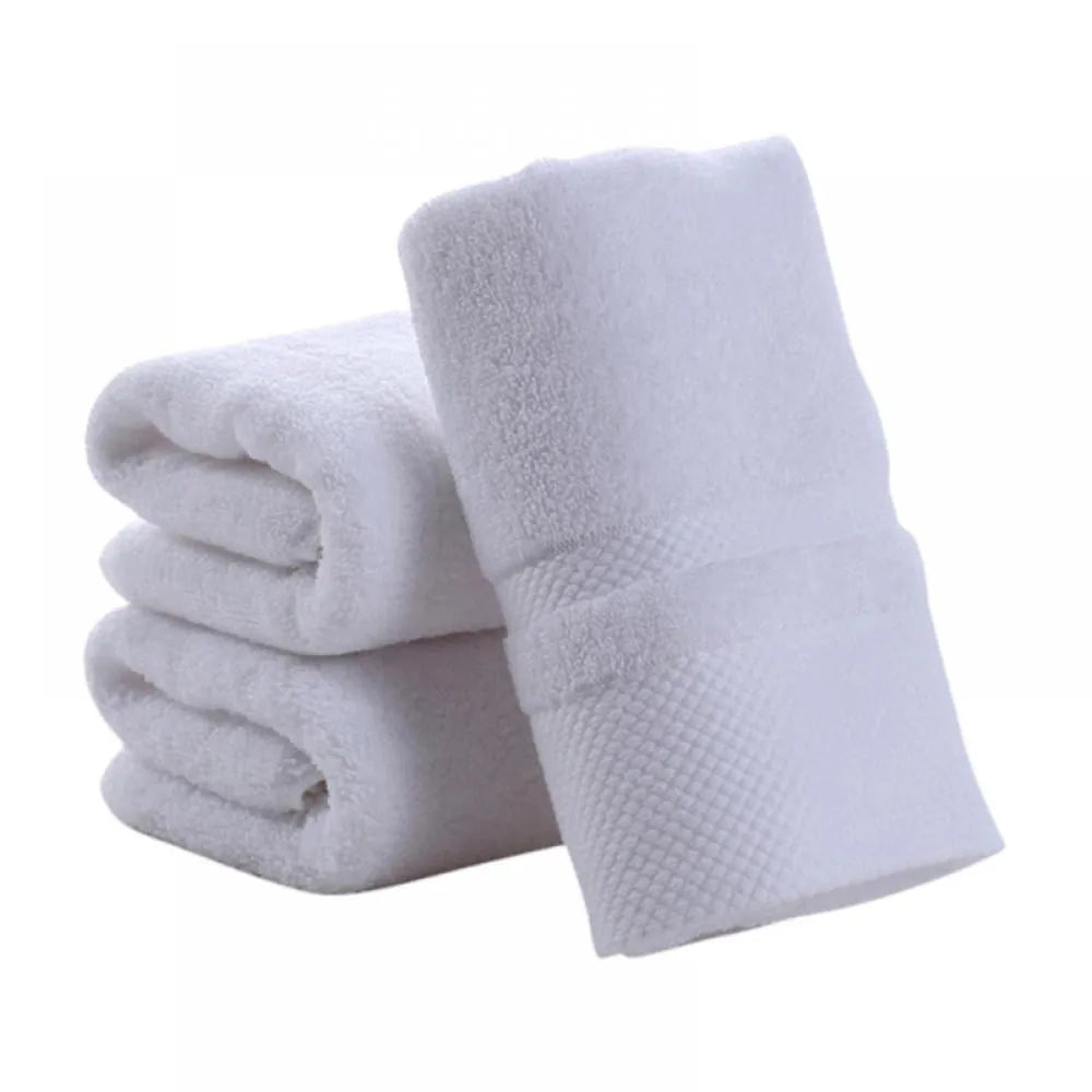 Cotton Hand Towels, Bathroom Hand Towels Set,Ultra Soft And Highly Absorbent ,Towel For Bath, Hand, Face, Gym And Spa Qme White One Size