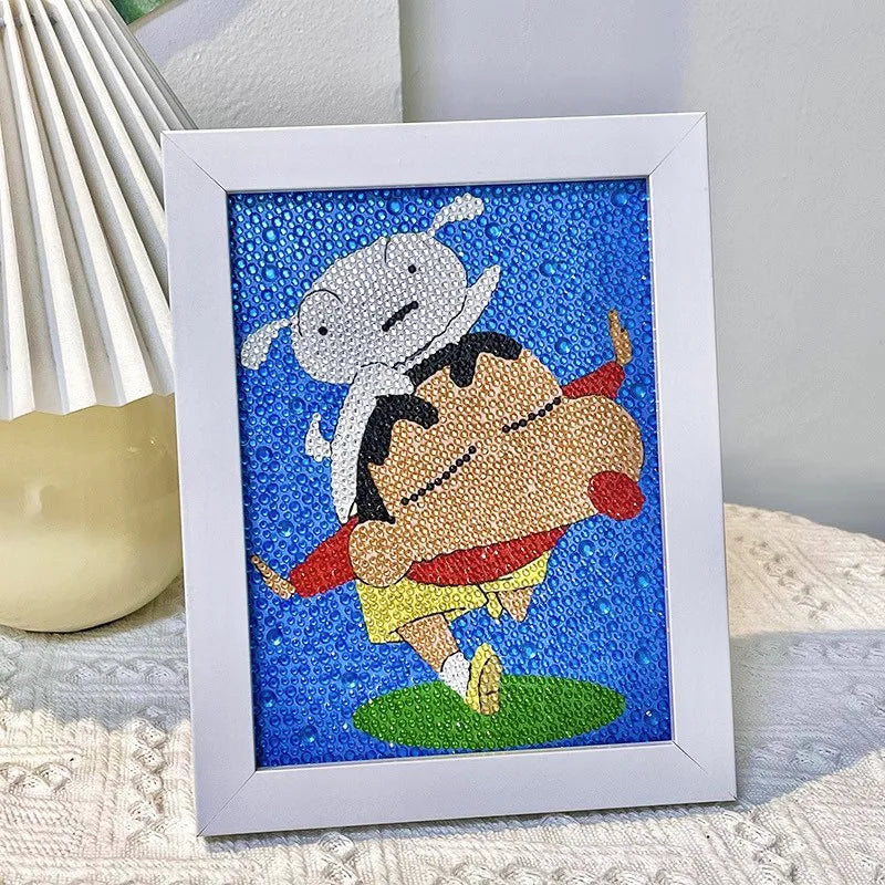 Hello Kitty Kuromi Diamond Painting DIY Craft Frame Cartoon Students