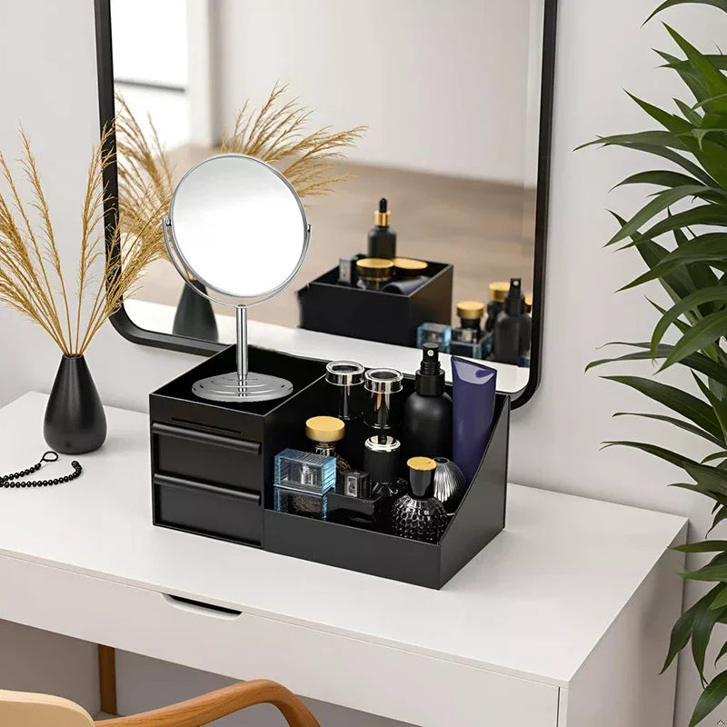 Cologne Organizer Men Holder Dresser Perfume Stand Bathroom Qme