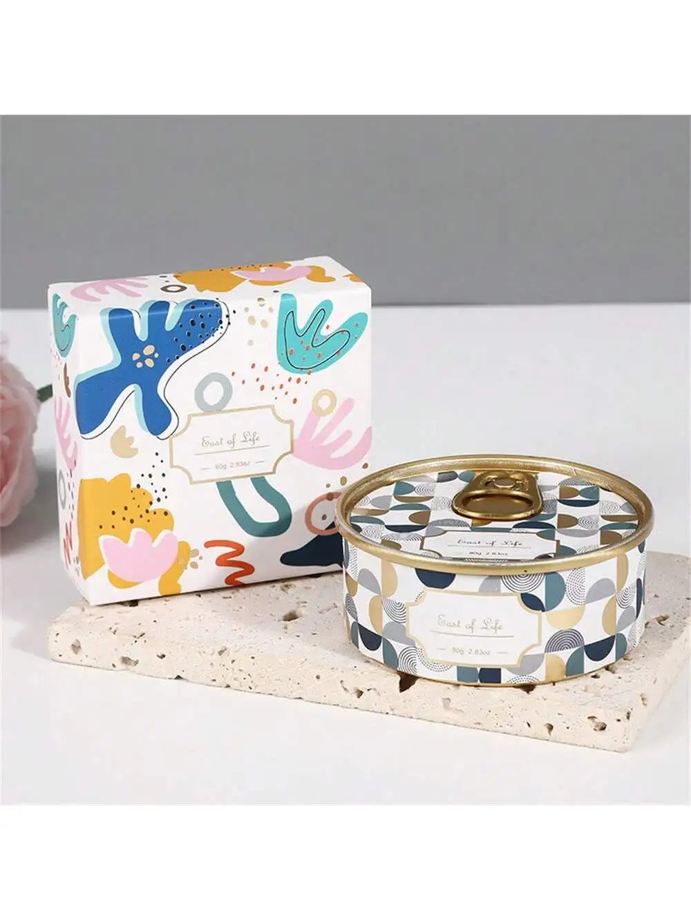 Aromatherapy Candle Wholesale Creative Retro Canned Interior Qme ebony