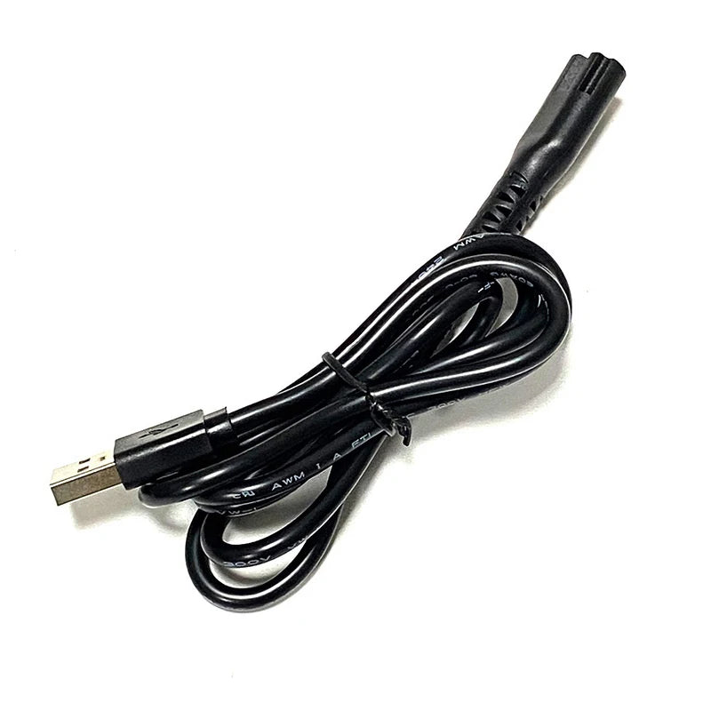 5V USB Charging Cable Adapter Electric Hair Clippers Power Supply Qme