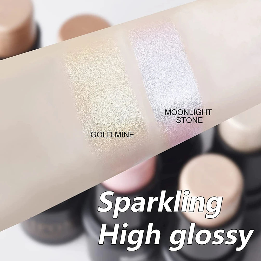 Magical Halo Highlighter Stick Makeup Glitter Contouring Bronzer For Face Shimmer Powder Highlight Corrector Contour Illuminator Qme