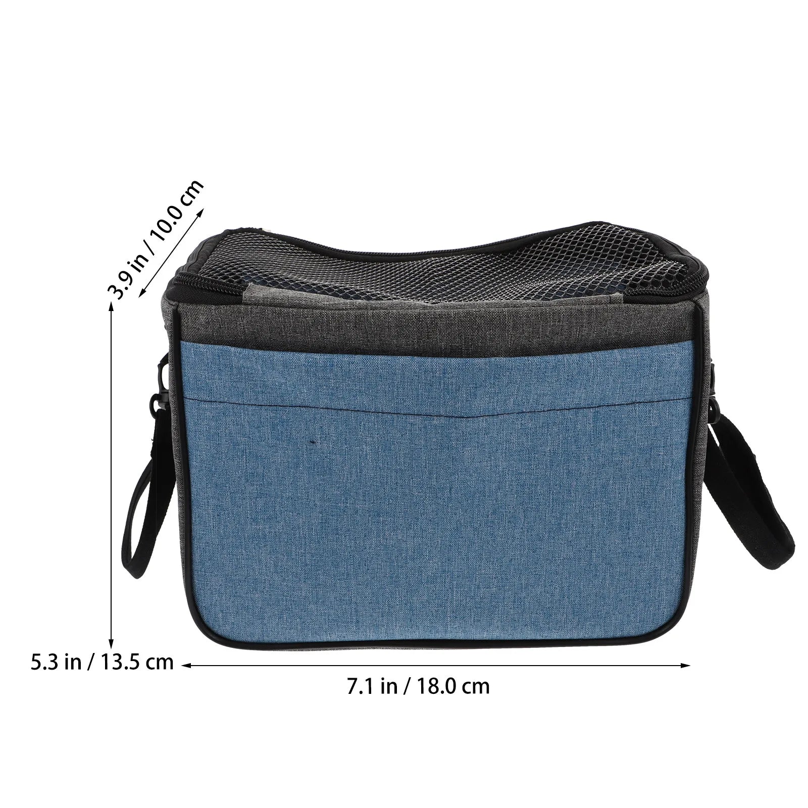 1Pcs Compact Lightweight Small Pet Carrier Bag Hedgehog Hamster Chinchilla Rabbit Squirrel Outdoor Adventure Sling Bag with Qme Blue