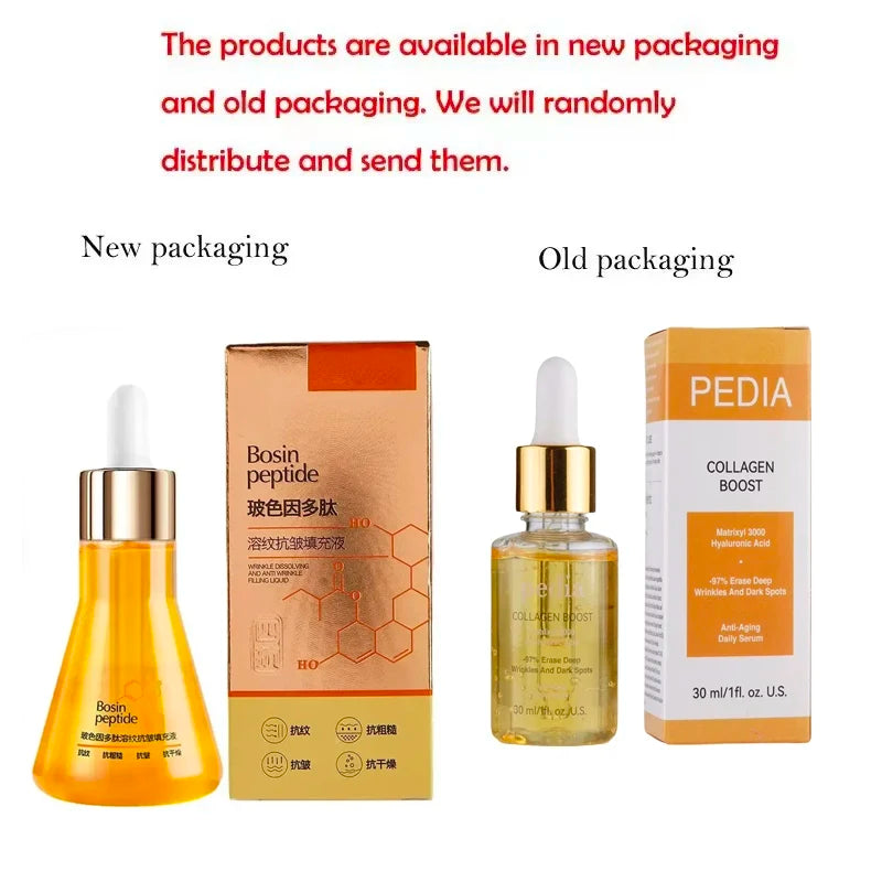 Gold Ginseng Face Essence Polypeptide Lightning Moisturizing Smoothing Facial Serum for Skin Care 120ml/30ml Ginseng Toner Qme