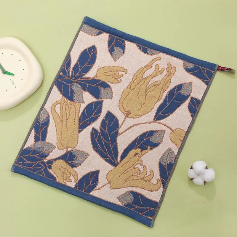 Pure Cotton Square Towel Home Restaurant Kitchen Gauze Dishcloth Tea Qme A1