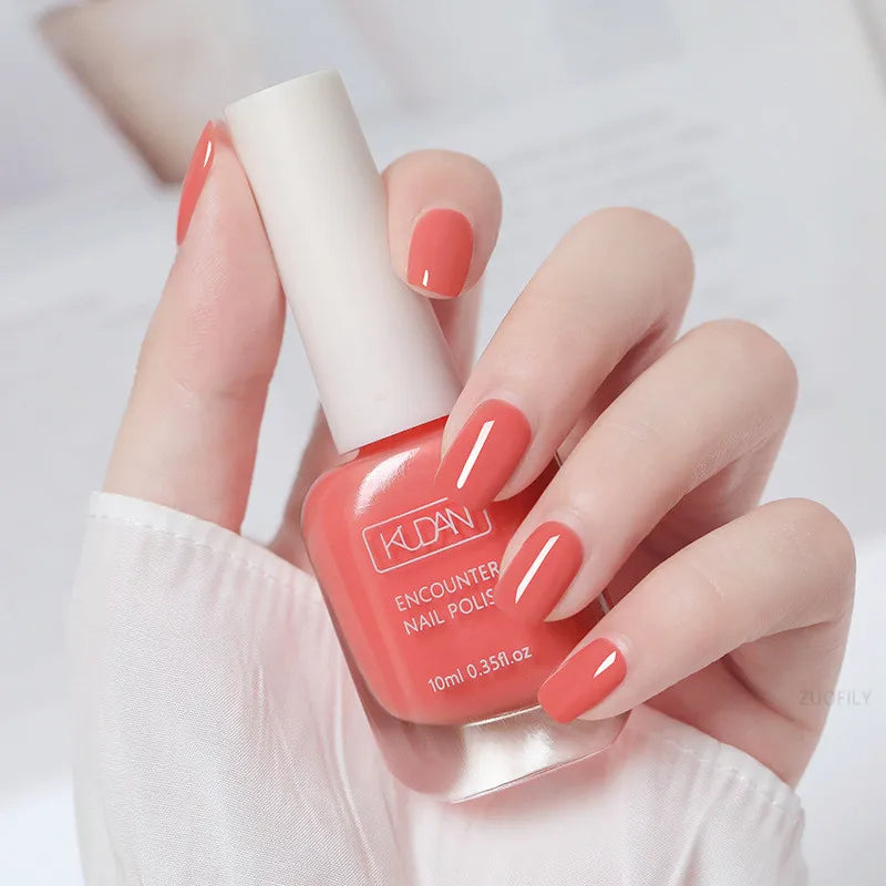 Water-based Nail Polish Long Lasting Tearable Quick Dry No Bake