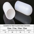 2Pcs Silicone Elastic Flashlight Lampshade For SP31 SP35 IF22A C8G IF25A SP36 S2 C8 EA01 TS21 Q8 14-75MM Torch Qme 36 39mm