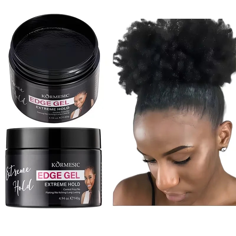 Extreme Hold Edge Gel No Itching Anti-frizz Control Long Lasting Hair Qme