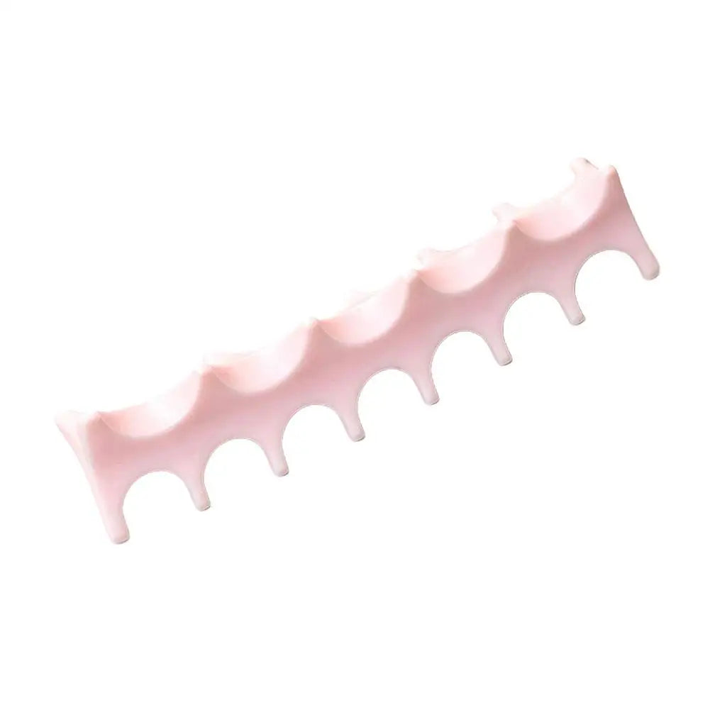 Soft Silicone Nail Pen Holder Brush Rack Shelf UV Gel Brush Display Stand Makeup Painting Pen Rest Organizer Stander Manicure Qme pink China