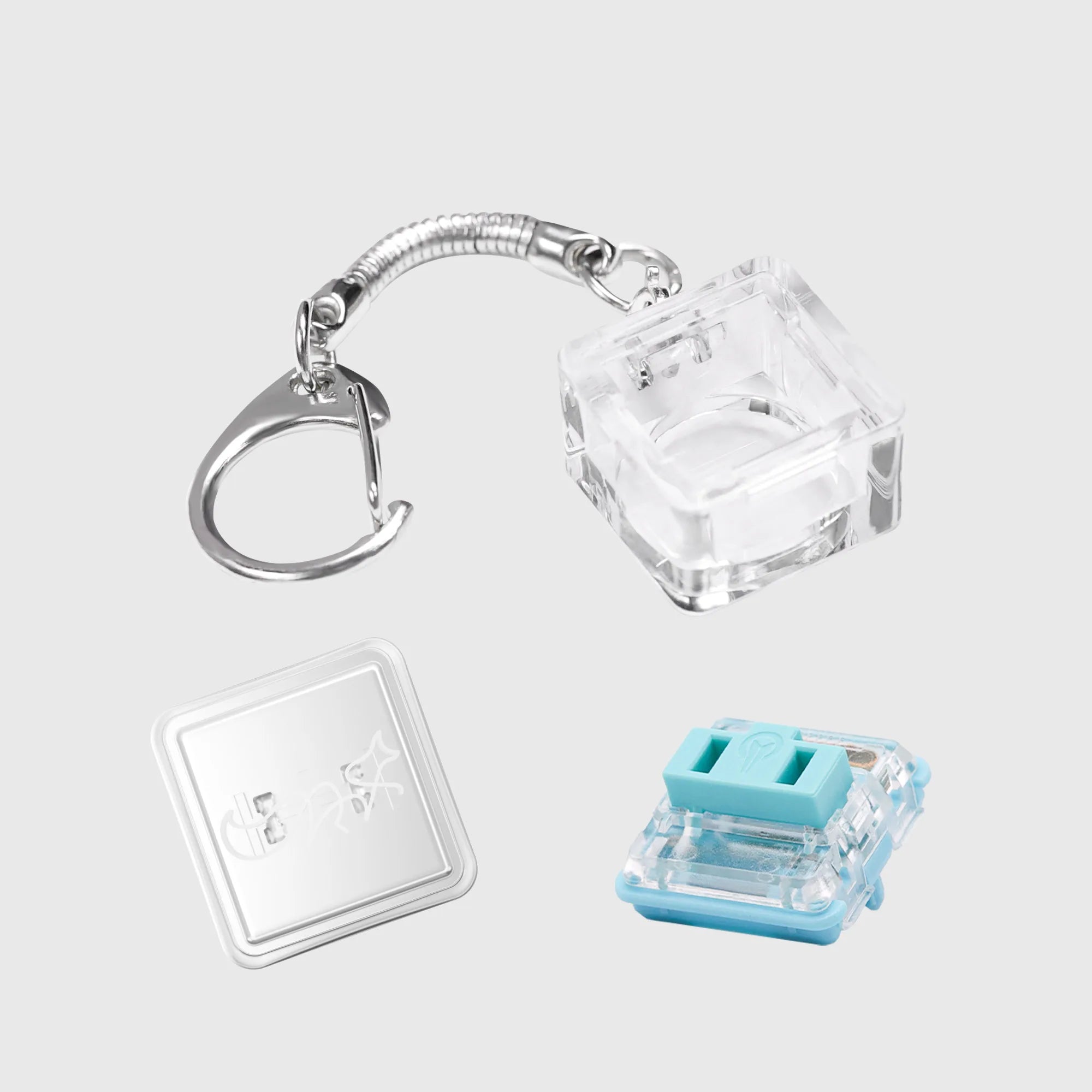 1 Pcs Finger Button Anti-stress Toys Acrylic Mechanical Keyboard Keycaps Office Decompression Calming Children Adults Unzip Toys Qme 1350D03-13