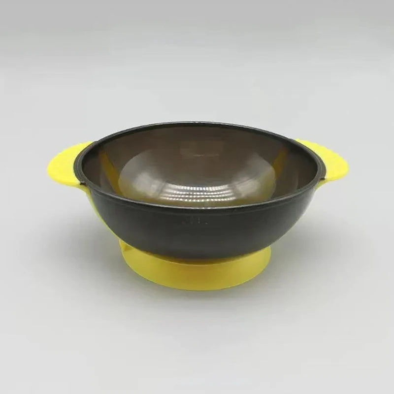 Professional Hair Coloring Tool Dye Mixing Bowl Suction Cup Secure Qme Yellow