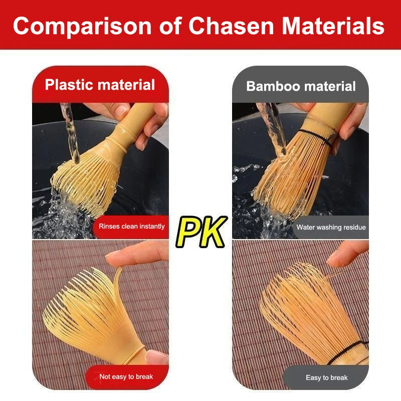 Whisk Reusable Resin Matcha Chasen Dishwasher Safe Stirrer Green Tea Qme