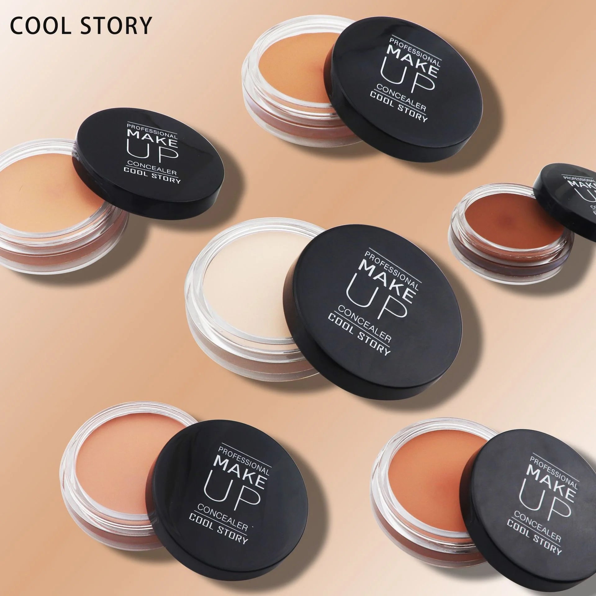 Cool Story Concealer Liquid Waterproof Black Eyes Spot Tattoo Scar Qme